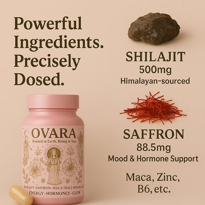 Ovara™ Shilajit + Saffron Daily
